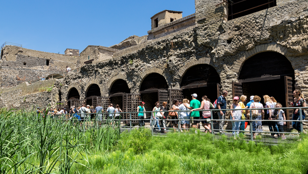 Path to the Herculaneum entrance